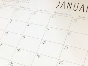 kd smith-writing routine-calendar